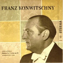 Пластинка Gewandhausorchester Leipzig. Dirigent: Franz Konwitschny Beethoven